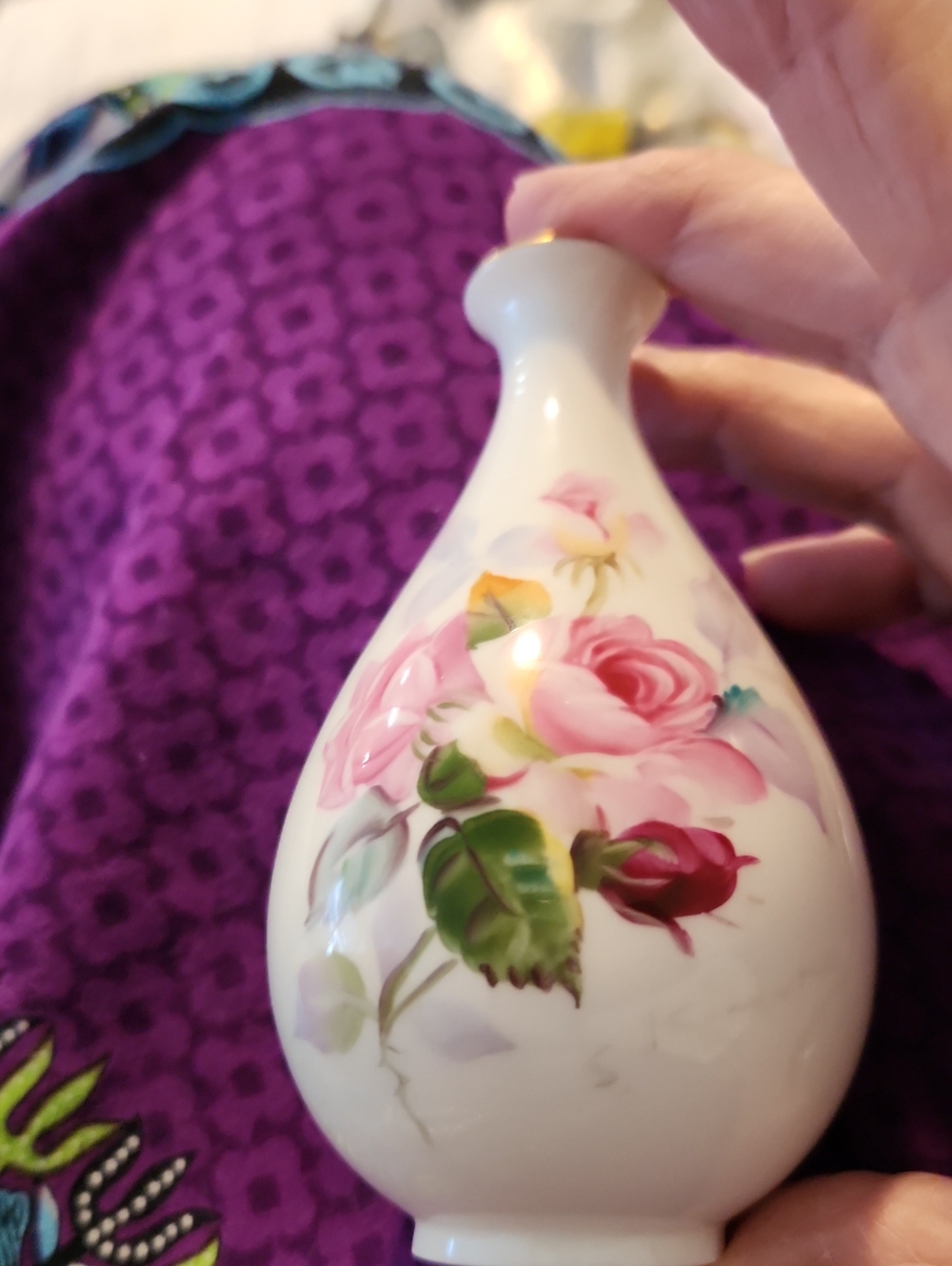 Noritake Bone China Hand-Painted Bud Vase